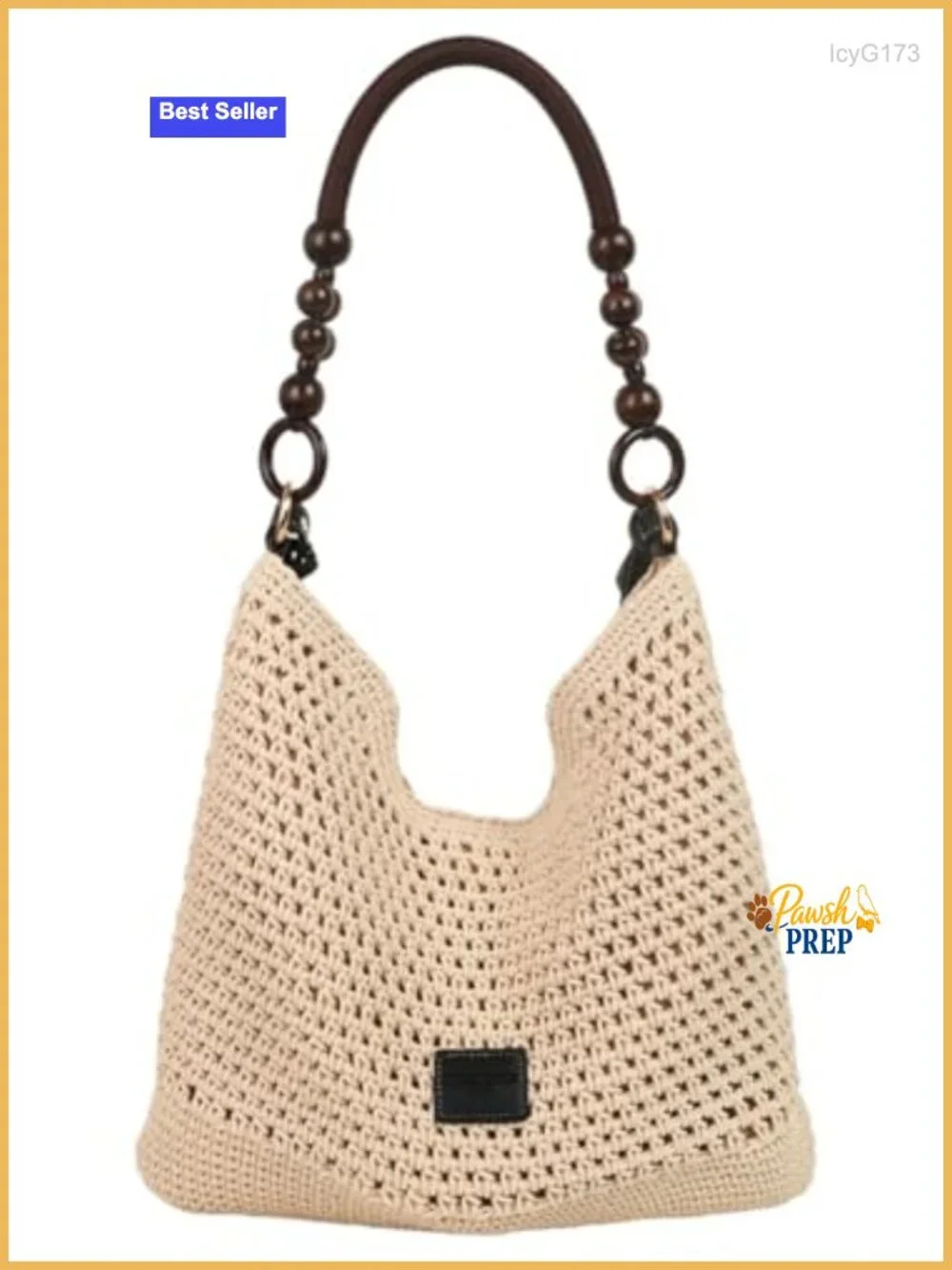 Bohemian Macrame Beach Bag Women Shoulder Tote Hobo Crossbody Summer Travel